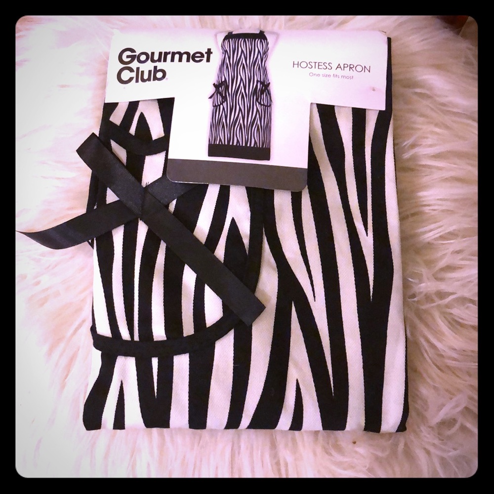 Apron- Zebra print 🦓